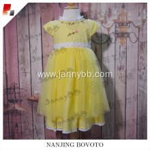 Elegant High Quality Lace Kids Puffy Party Dress